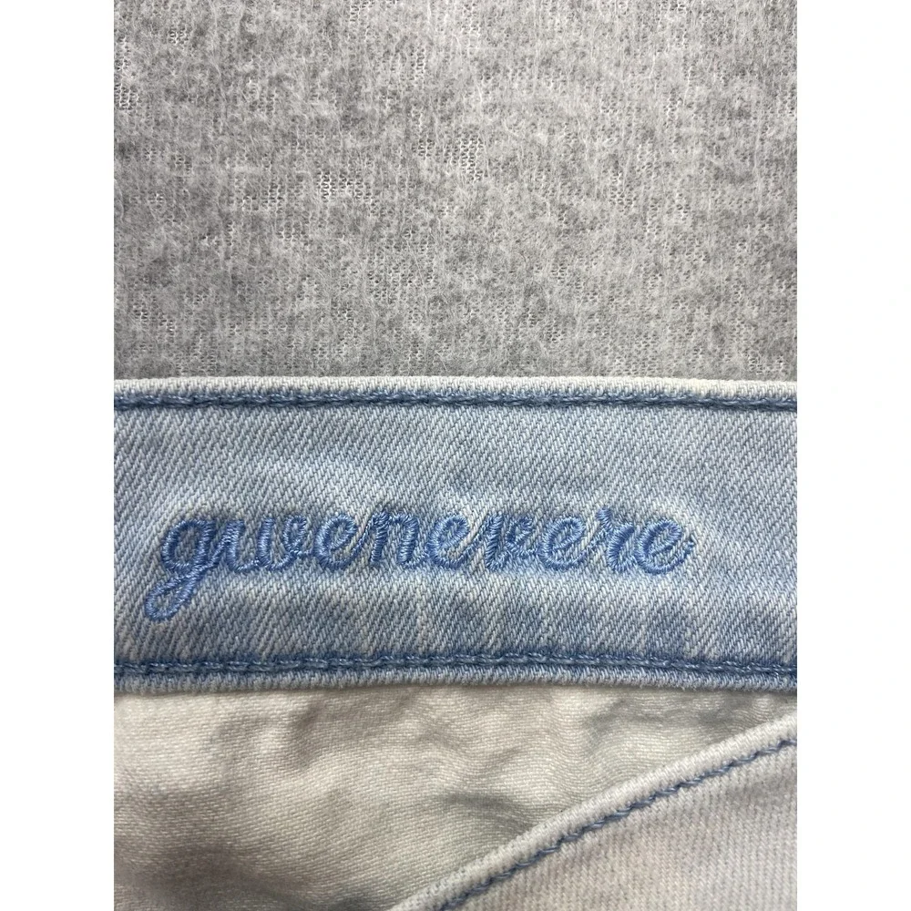 7 For All Mankind Gwenevere Jeans Womens 28 Light Wash Skinny Stretch Denim USA